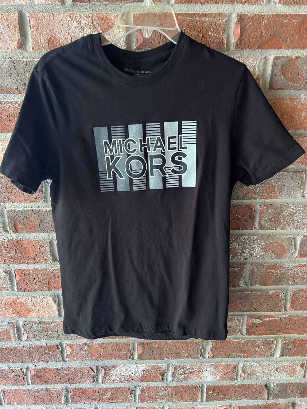 Michael Kors Black Logo Graphic T‑Shirt size Medium